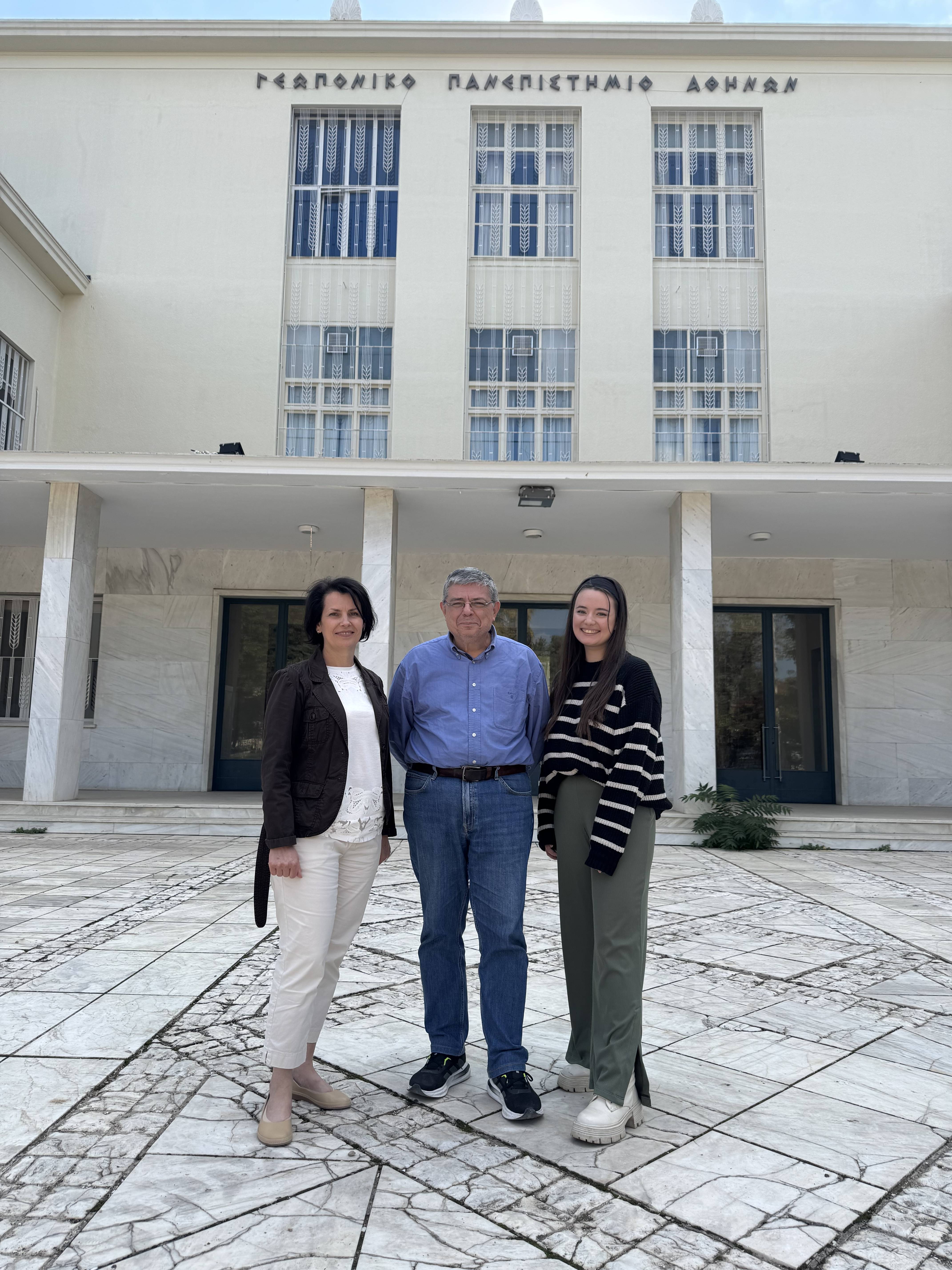 Pani dr hab. inż. Jolanta Wawrzyniak odbyła staż na Agricultural University of Athens